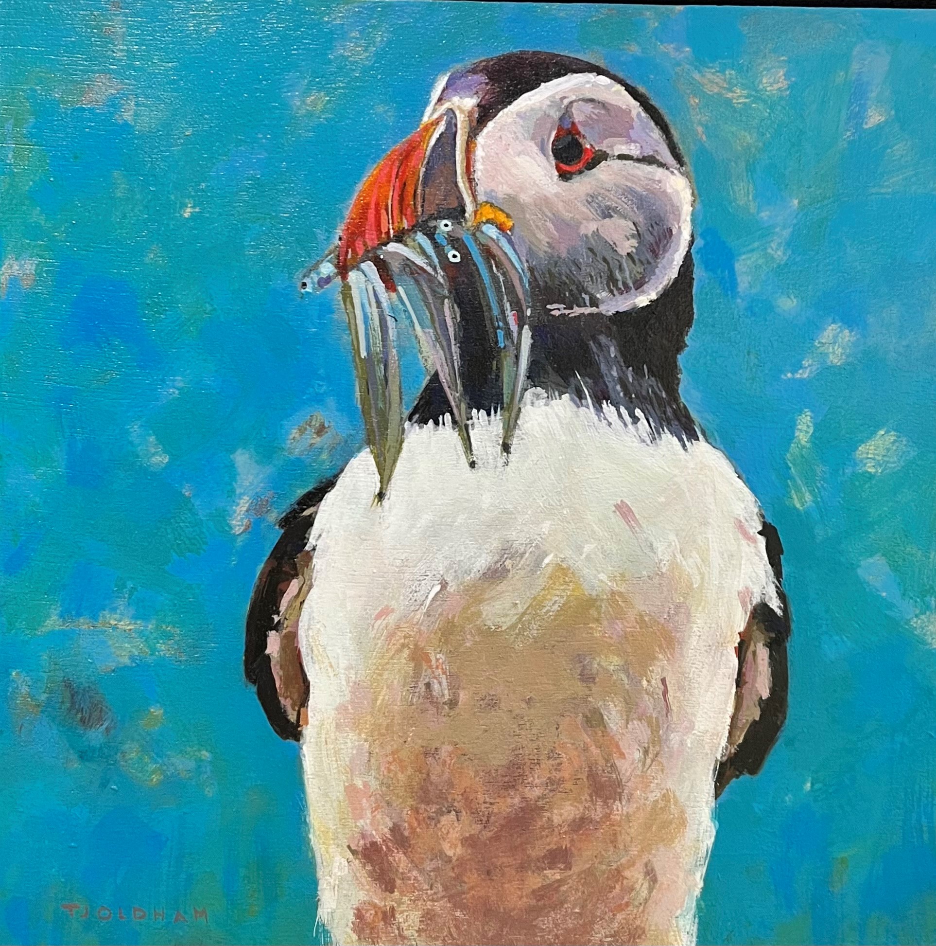 Jamie Oldham painting